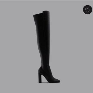 Knee high leather boots